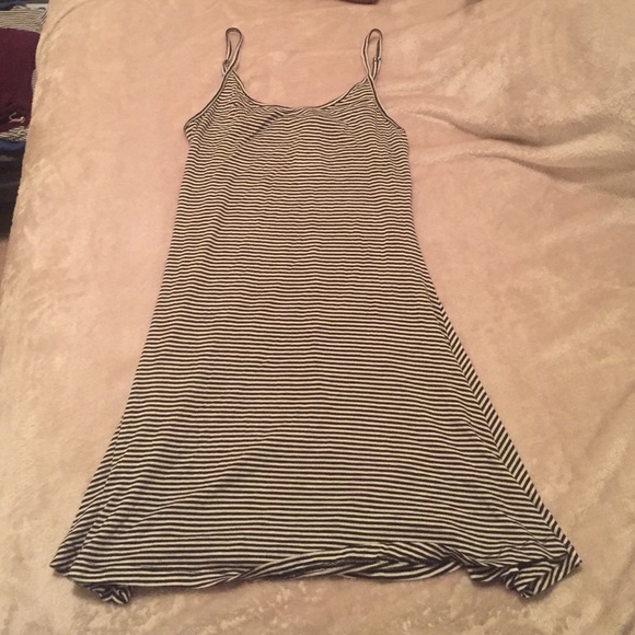 Pacsun stripped tank top dress