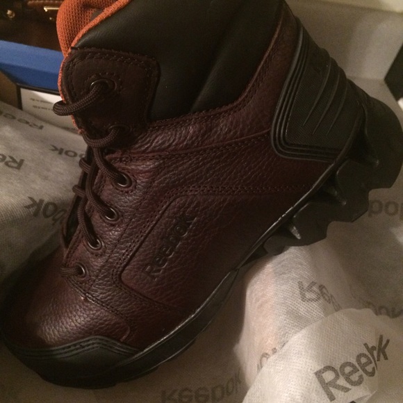 Reebok zig kick steel toe work boots.