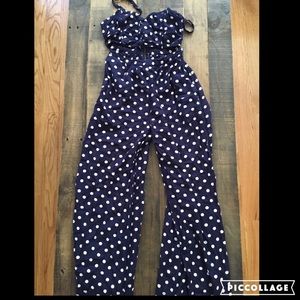 Kimchi blue polka dot jumpsuit sz 0