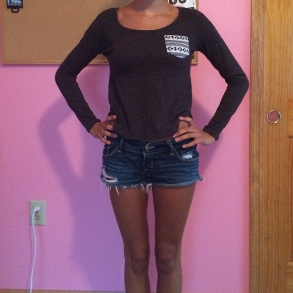 Long sleeve baseball style shirt from PacSun