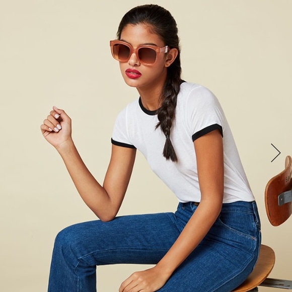 NWT Reformation Kenny ringer tee