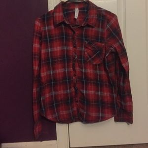 Check and stripe flannel