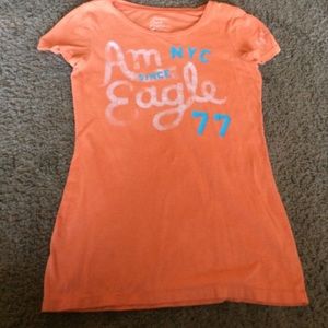 Orange American eagle graphic tee!