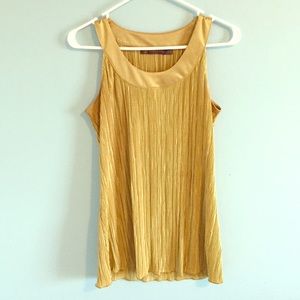 The limited gold tank top