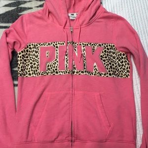 Hot pink Victoria's Secret zip up