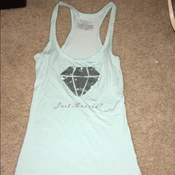 "Just married" Victoria's secret tank