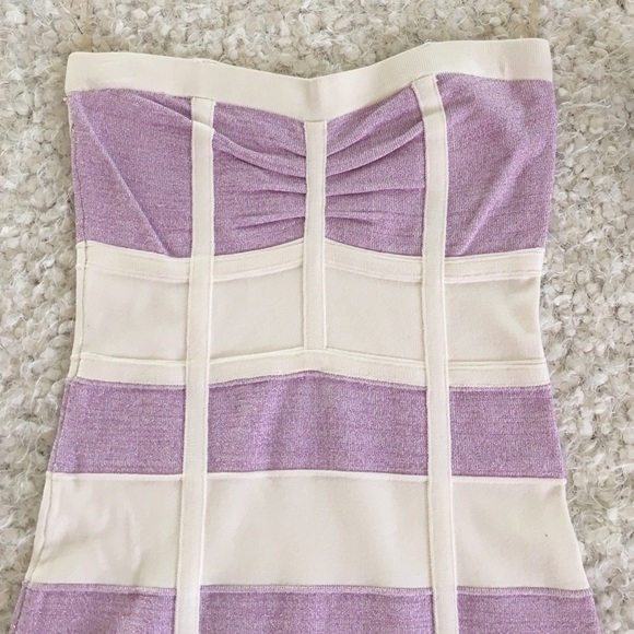 Purple bandage dress