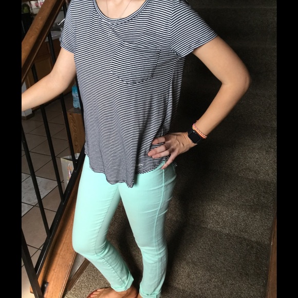 Pants - Mint green straight pants