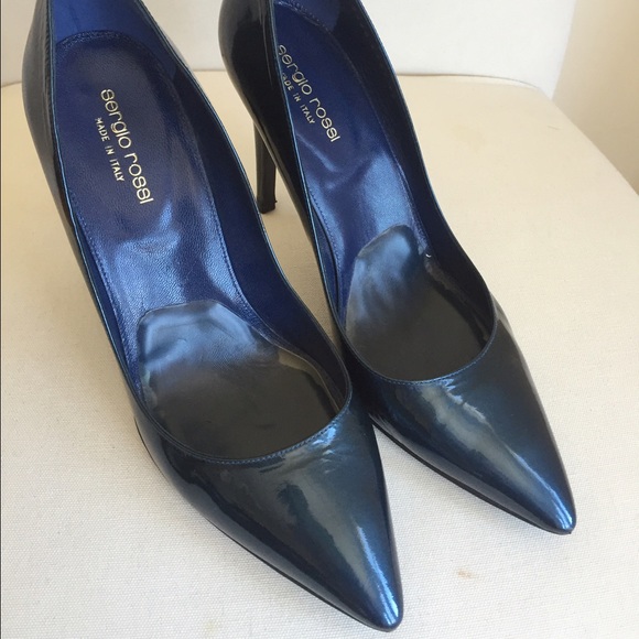 Sergio Rossi Leather Pumps Size 7.5/8