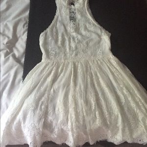 White Lace Verushka mini dress