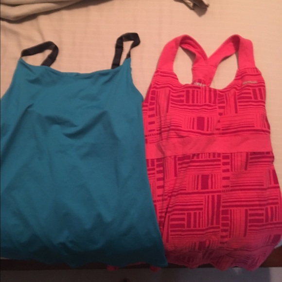 Reebok MM Sz L and Champion Sz XL workout tops!