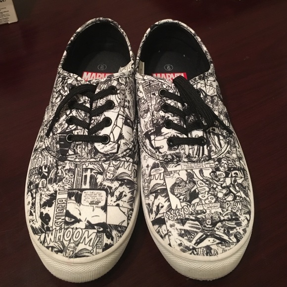 marvel comic shoes