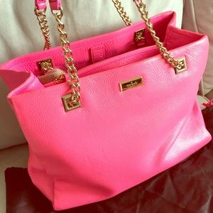 Bright pink Kate Spade Bag