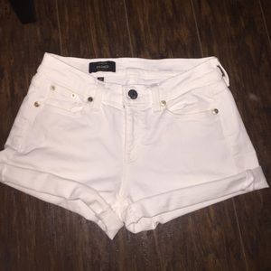 JCrew White Denim Shorts- Only worn once