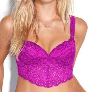 VS Pink push up lace bralette