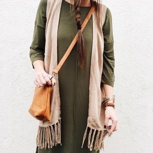 Women's Olive Midi Dress