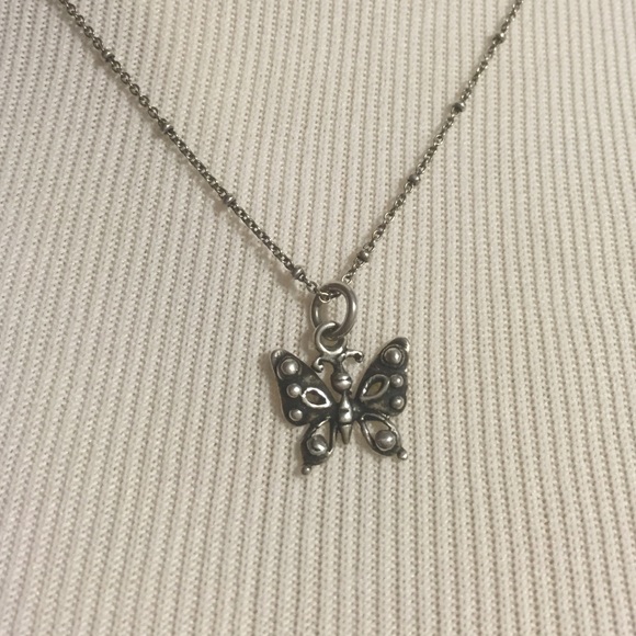 Sterling Silver Butterfly Pendant