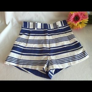 Brand New Victoria Secret short (blue/wht stripe)