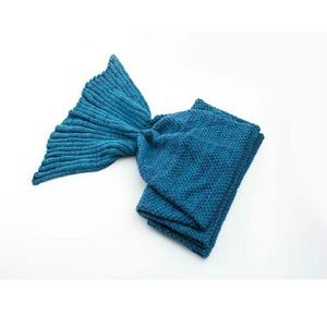LATE NIGHT SALE Mermaid Tail Blanket blue adult!