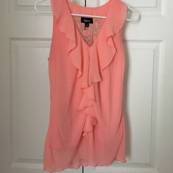 Pink flowy top