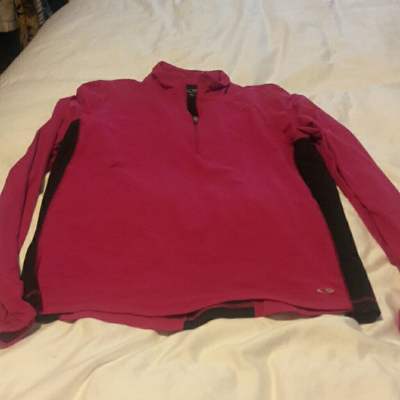 Pink half zip shirt