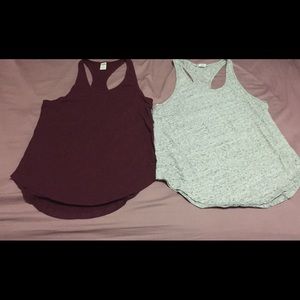 Pink tank tops size large