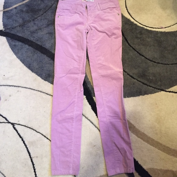 lilac corduroy trousers