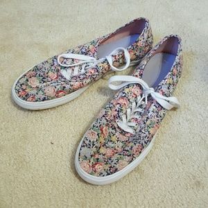 Floral sneakers