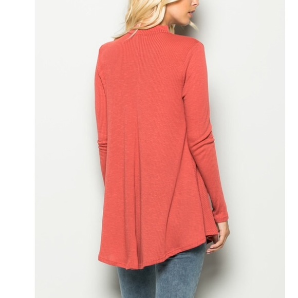 Clearance💥 LAST One! Medium Paprika Choker Tunic - Picture 2 of 3