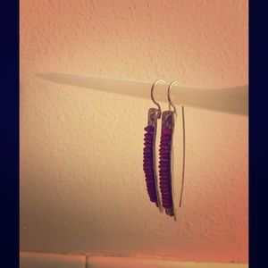 Silpada sterling coral earrings