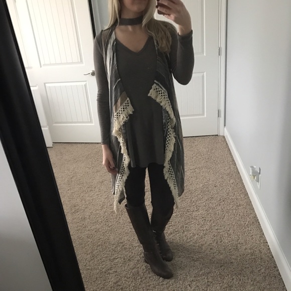 LAST One! Medium🔹Mocha Choker Tunic - Picture 4 of 4