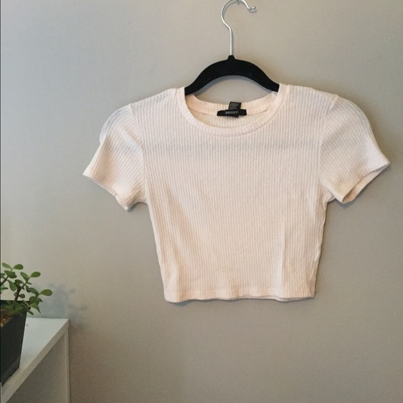 Off-white Crop Top