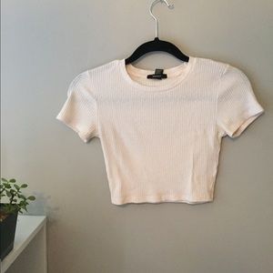 Off-white Crop Top