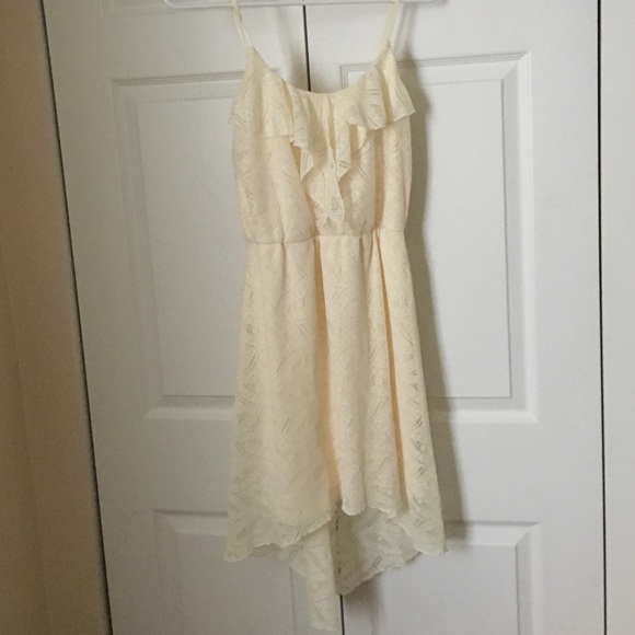 Cream colored high low dress from Windsor