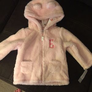 Baby Pink monogrammed E jacket