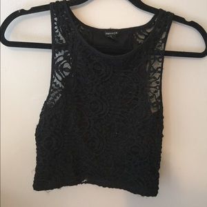 Black Lace Top