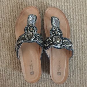 White mountain sandals