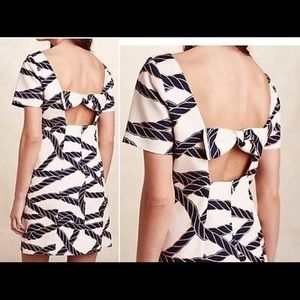Maeve Nautical Bow-Back Shift Anthropologie 12