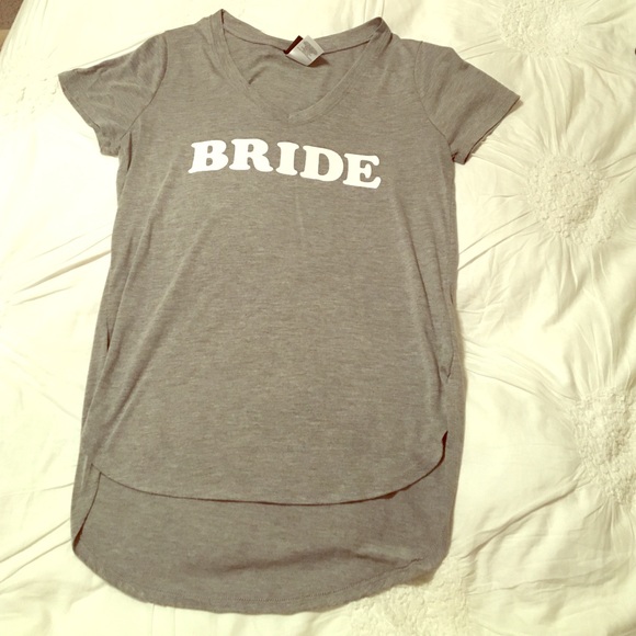 Worn Once! Bride Hi/Lo t-shirt in EUC