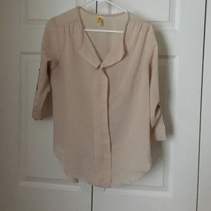 Cream colored blouse