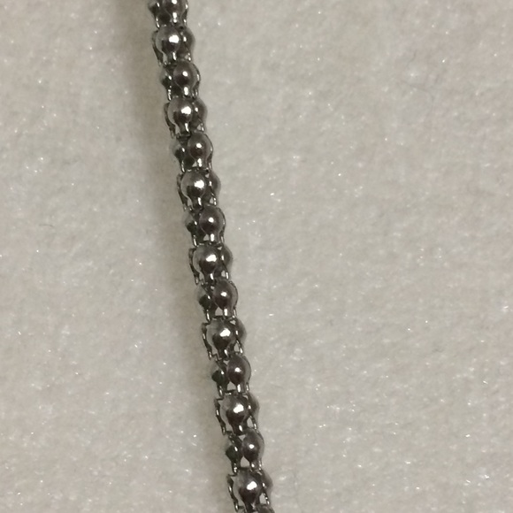 Blue Enamel and Rhinestone Owl necklace - Picture 4 of 8