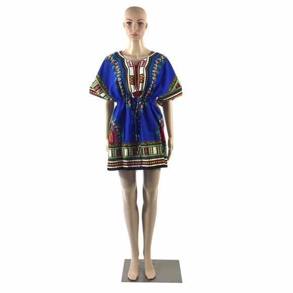 Blue Kaftan Top