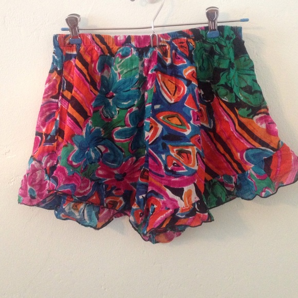 Ruffled urban outfitters urban renewal shorts