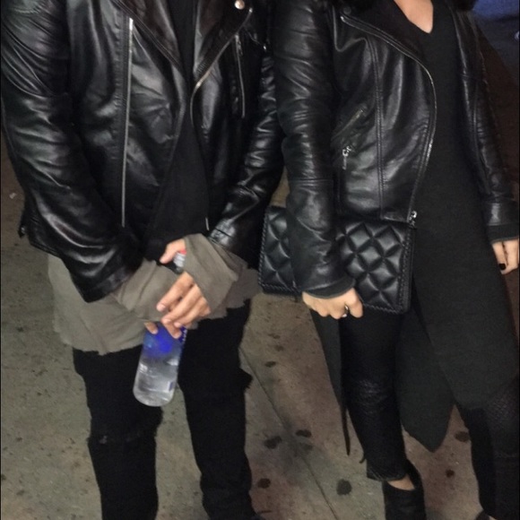 Zara long split v neck sweater