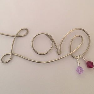 Custom love necklace