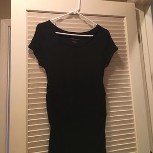 Women's black maternity dress