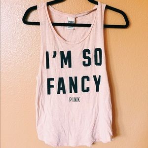 VS PINK "I'm So Fancy" Tank