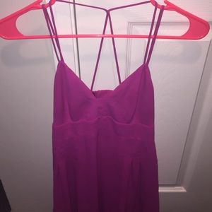 Express purple mini dress