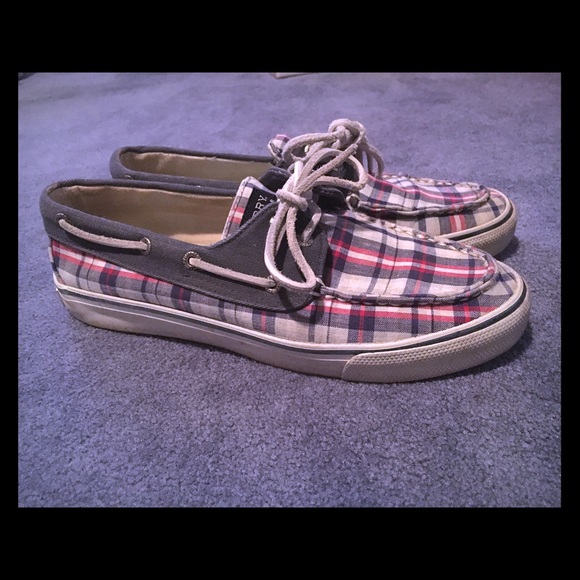 Plaid Sperry Boat Shoes