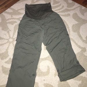 Maternity cargo pants